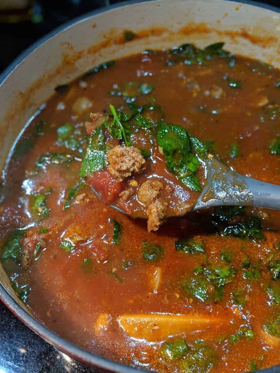 Lasagna Soup for the Stovetop or Crockpot