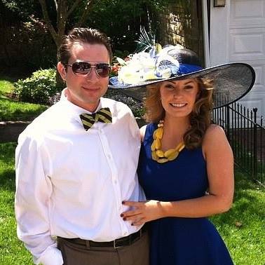 Anna Kate and Taras Posing for picture on Derby Day.