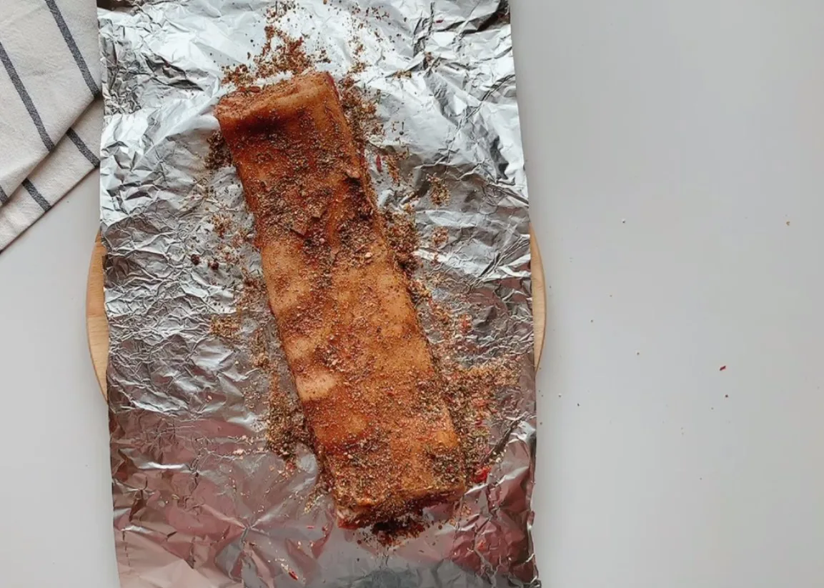 coating ribs with spice