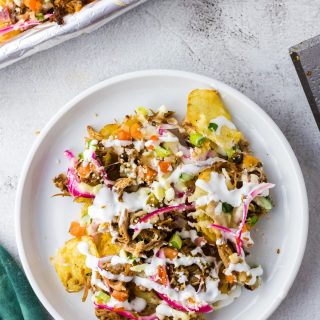 plate of nachos