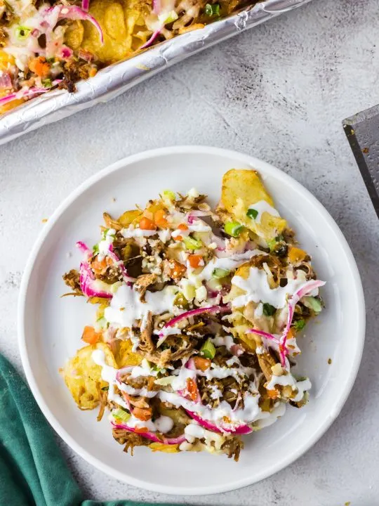 plate of nachos