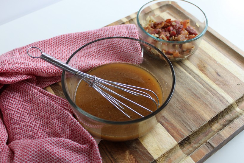 Mixing Salad Dressing