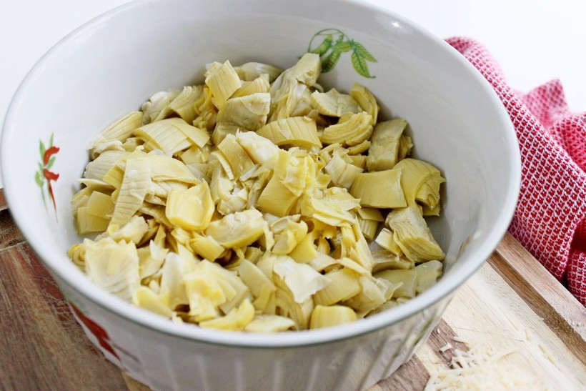 chopped artichoke hearts