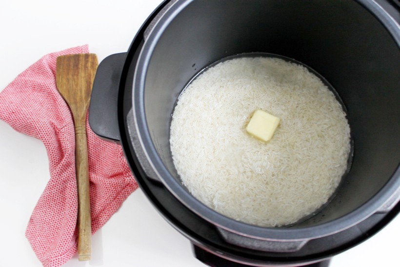 Ingredients for Pressure Cooker White Rice