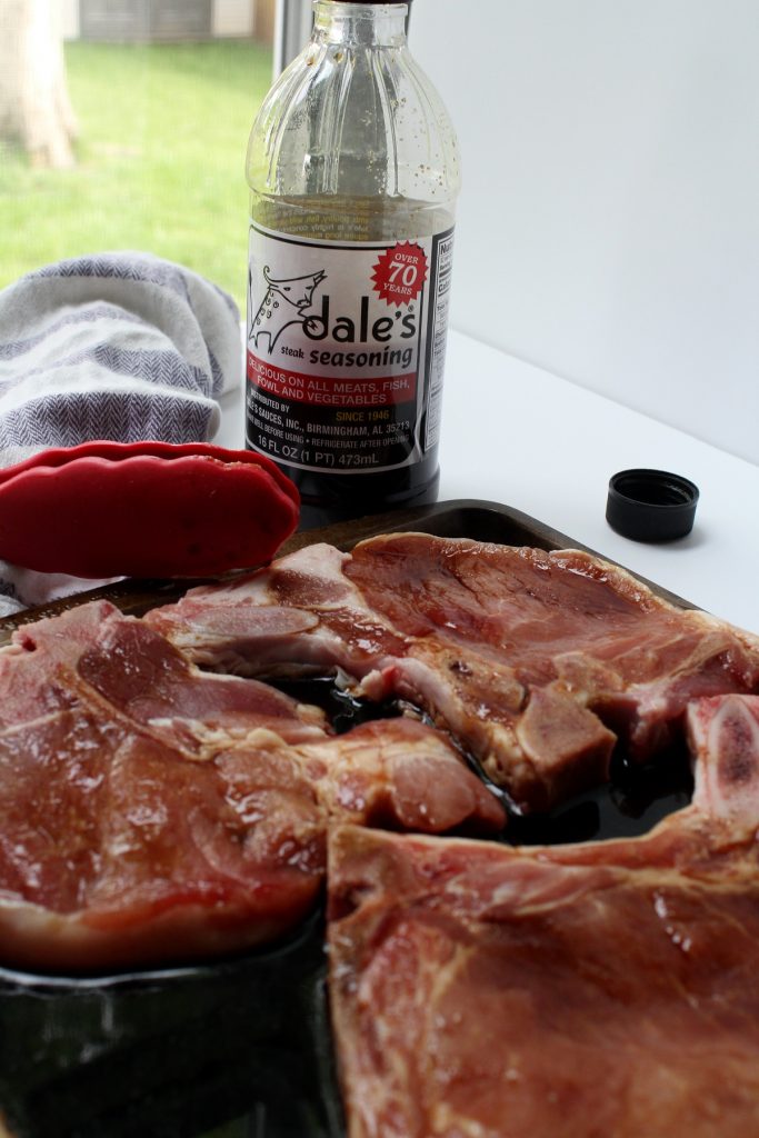 Tender, juicy pork chops with a beautifully seared exterior, using a cast iron grill pan on the grill! Here's the perfect recipe for delicious, easy pork chops.

#porkchops #grilling #summerrecipe #marinade #easy