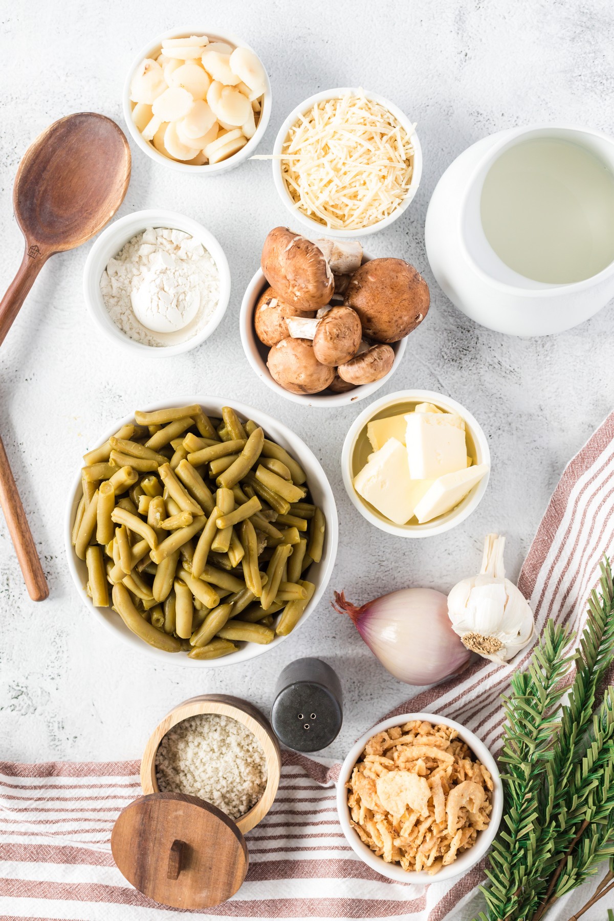 ingredients for green bean casserole