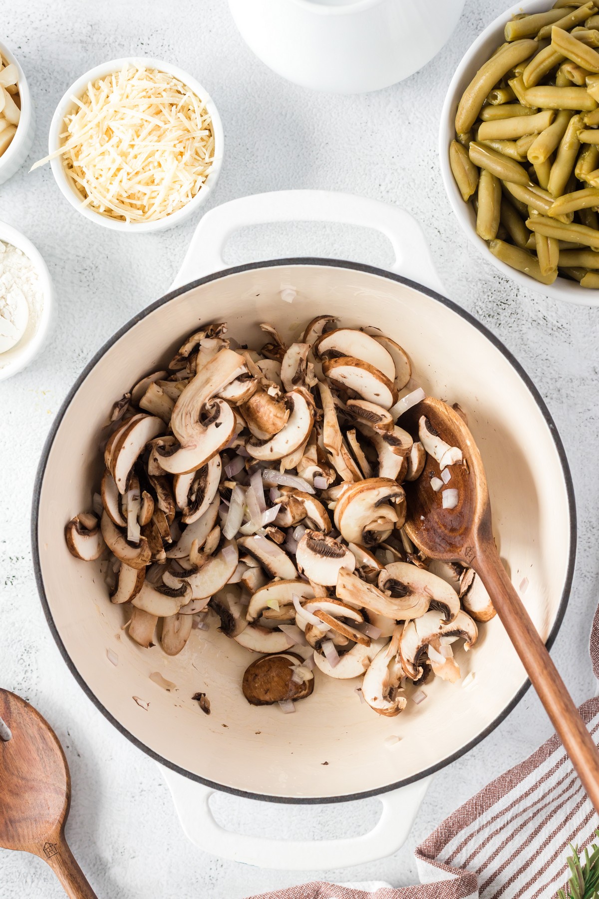 sauteing mushrooms