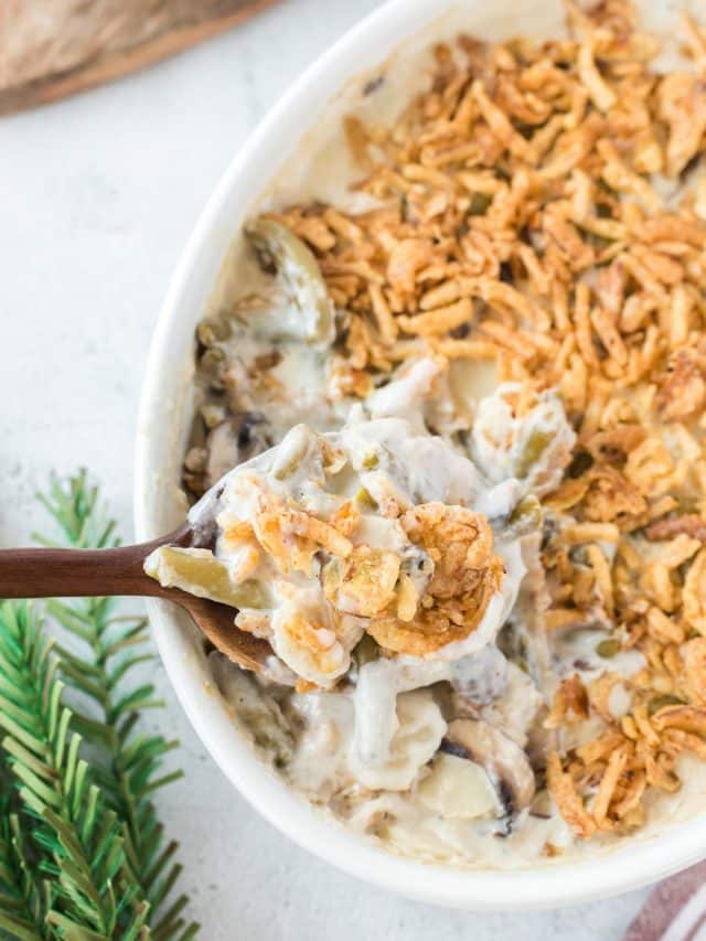 Green Bean Casserole from Scratch Story