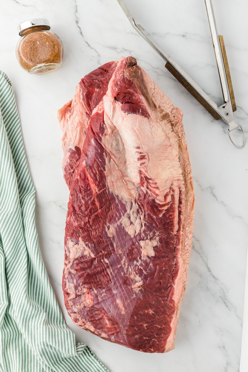 raw whole brisket