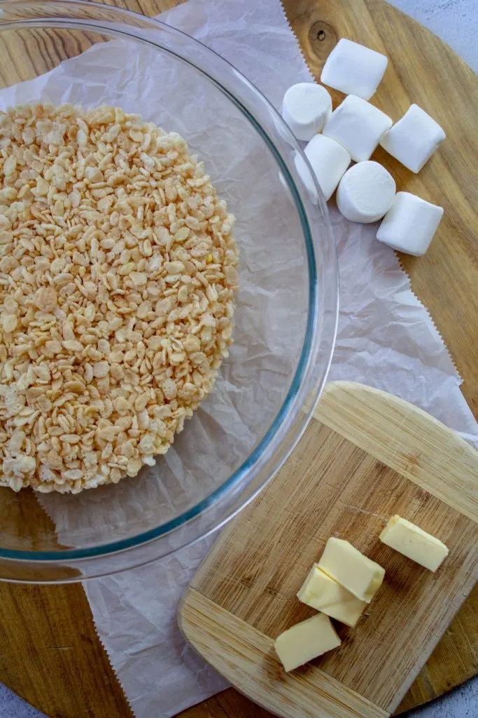 ingredients for rice krispie treats