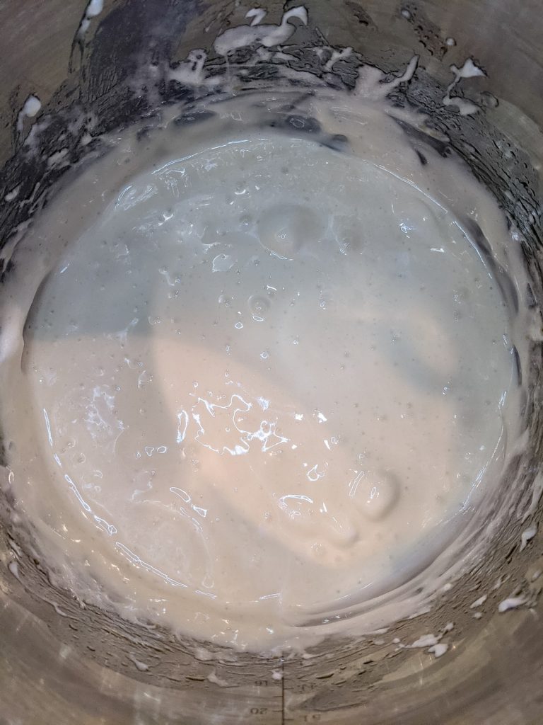 smooth melted marshmallow creme