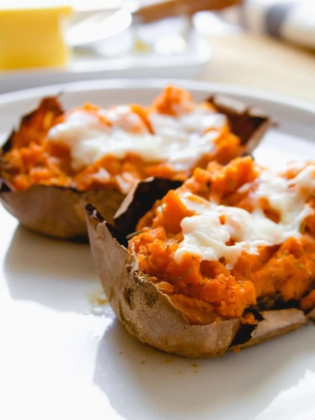 Twice Baked Sweet Potatoes