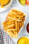 air fryer French fries in basket