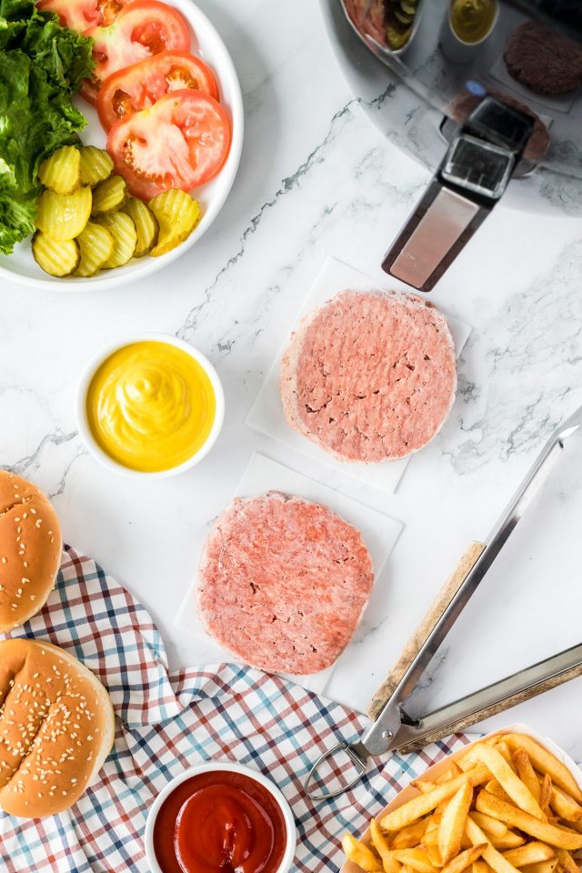 Frozen Burgers in the Air Fryer Southern Cravings
