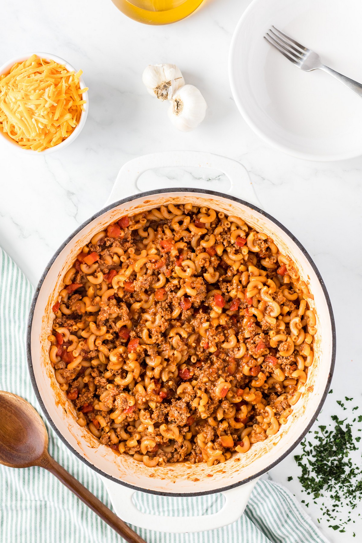 pot of american goulash