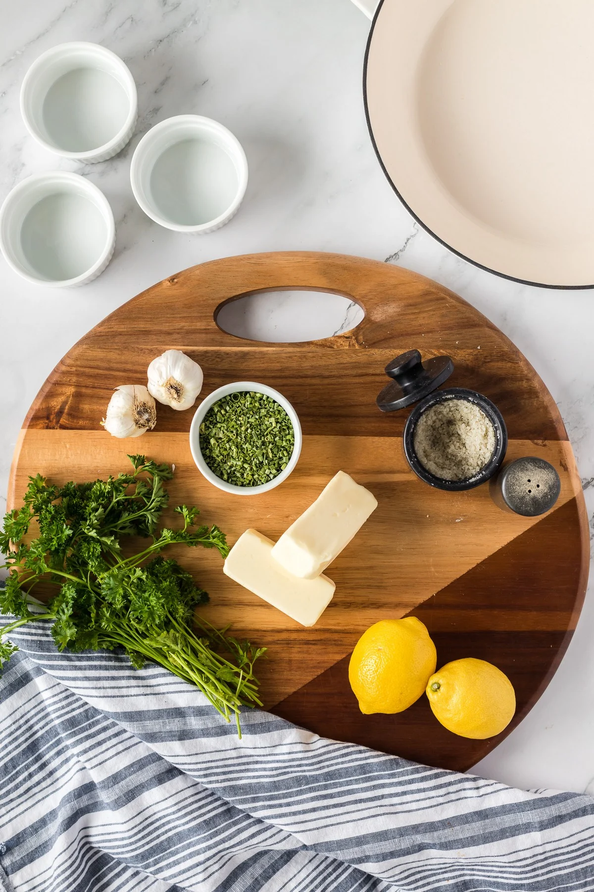 ingredients for garlic butter seafood boil sauce