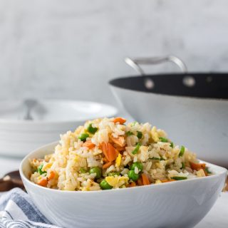 individual serving of fried rice