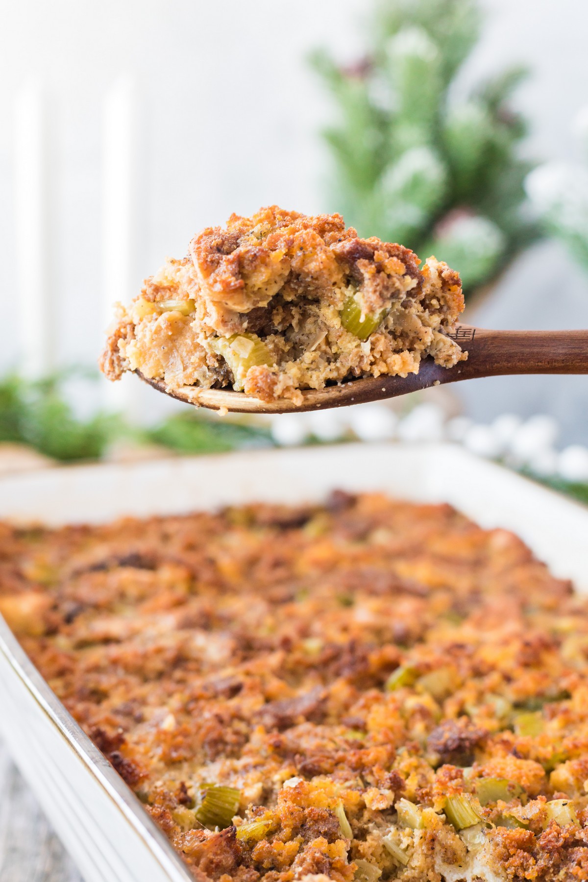 Southern Homemade Cornbread Dressing Recipe