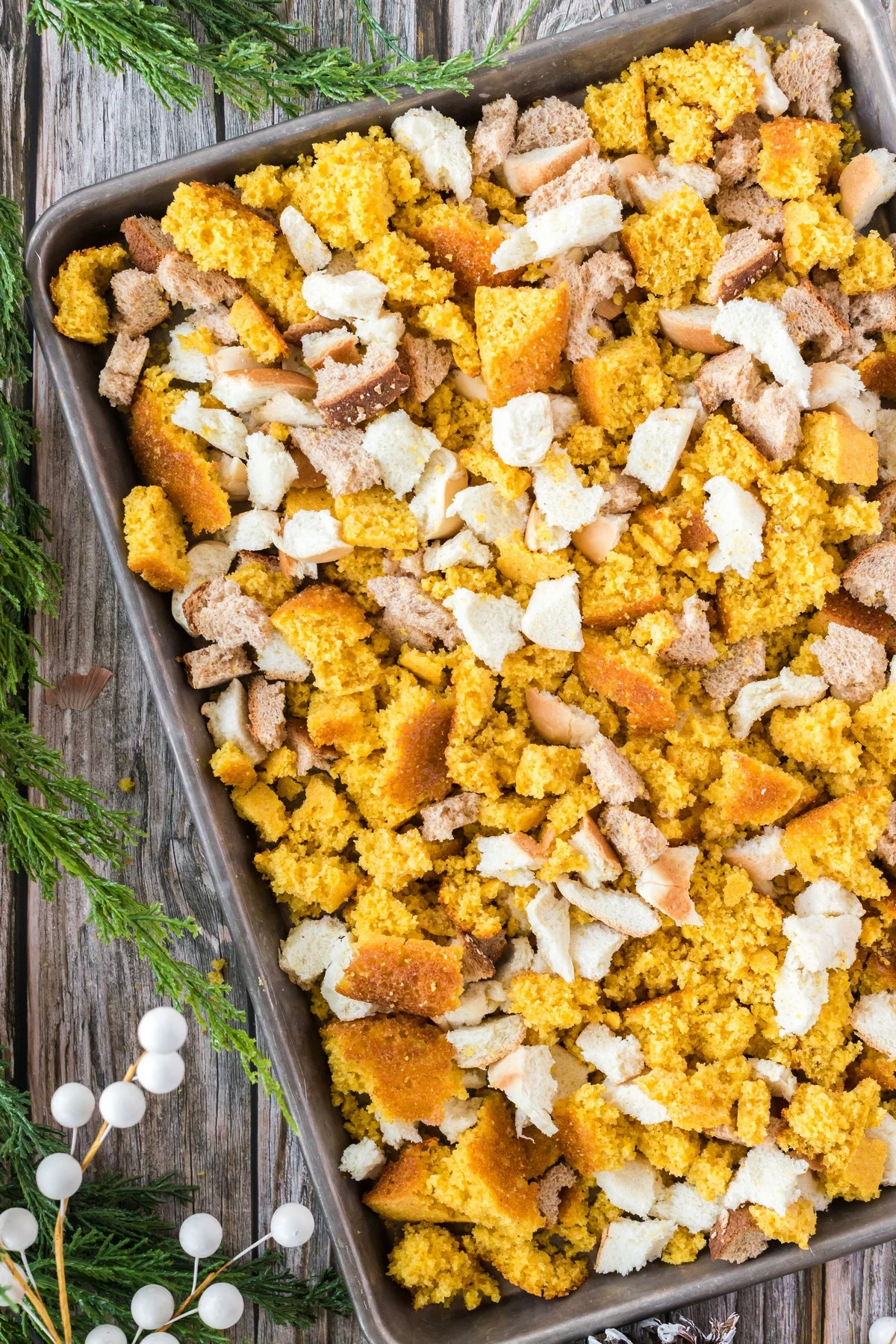 Easy Cornbread Dressing - Flavor Mosaic