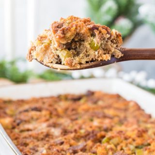 southern cornbread dressing recipe featured image