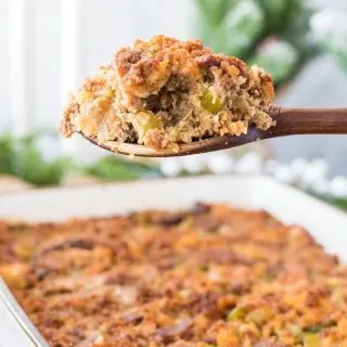 southern cornbread dressing recipe featured image