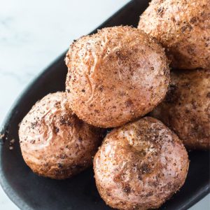 crispy air fryer potatoes featured image