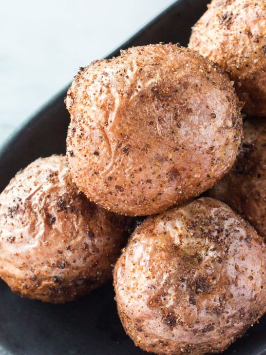 crispy air fryer potatoes featured image