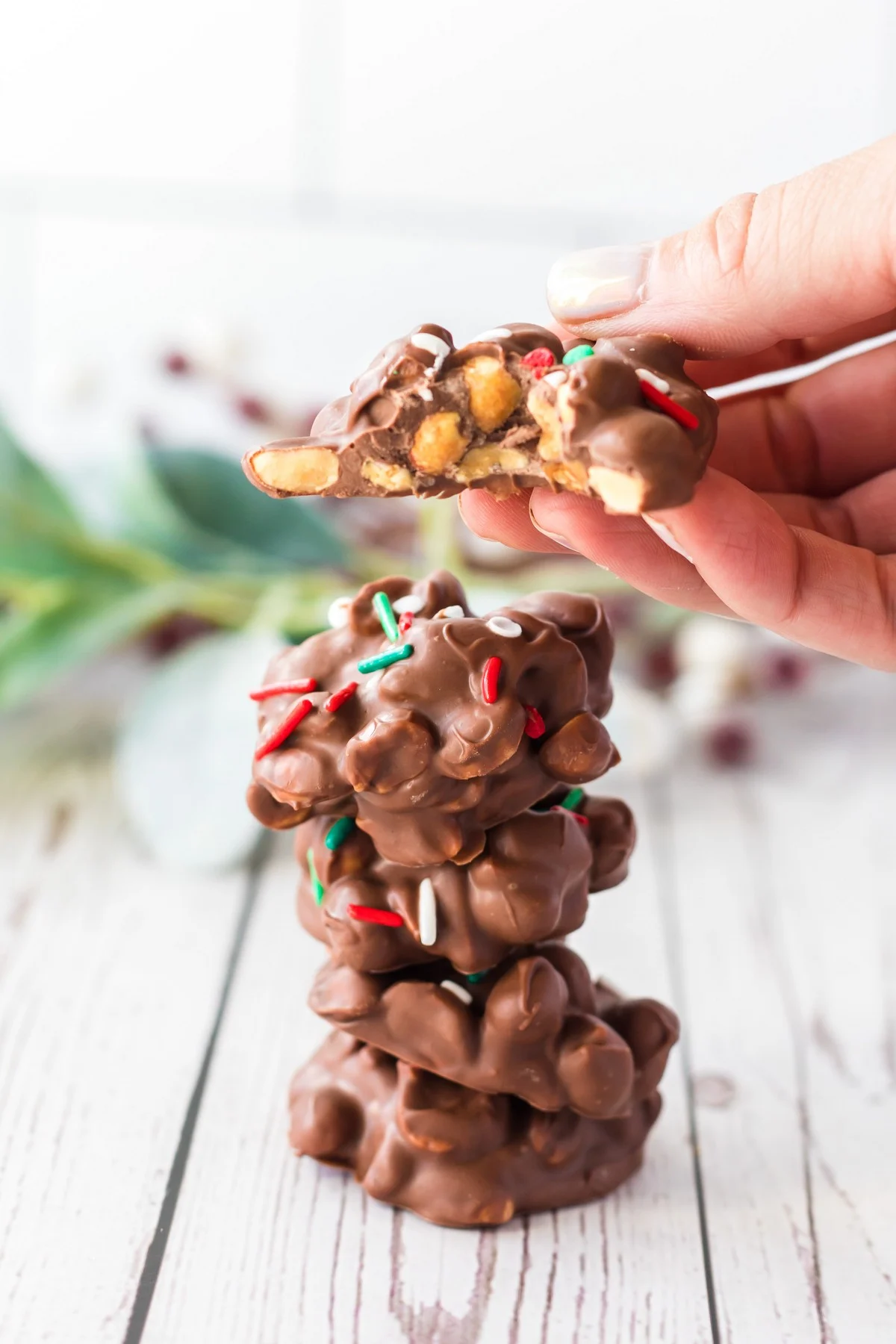 Christmas Crock Pot Candy (Peanut Clusters)REcipe