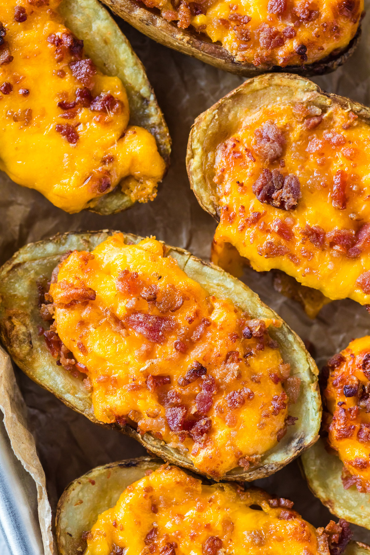 crispy air fryer potato skins