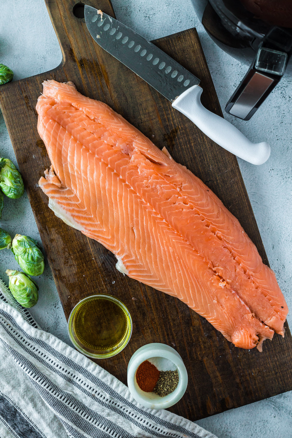 ingredients for air fryer Salmon bites