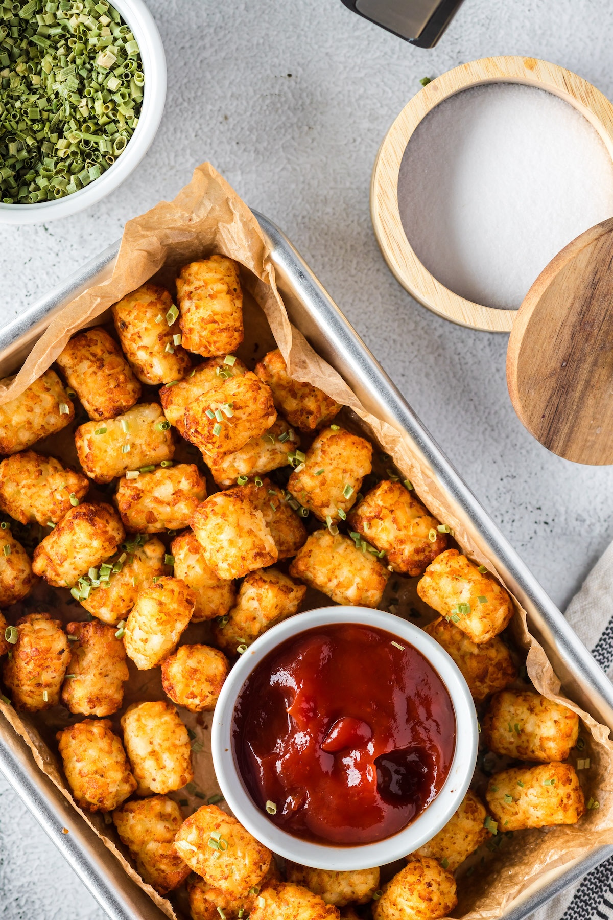 Easy Buffalo Tater Tots (oven-baked)