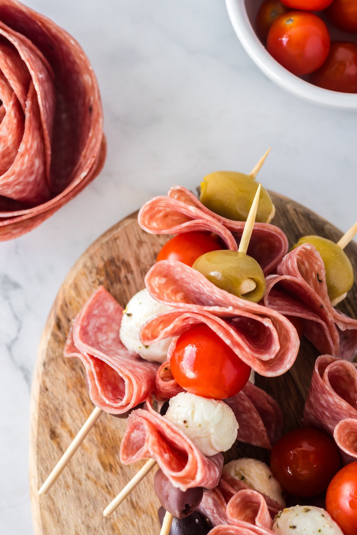 antipasto charcuterie skewers