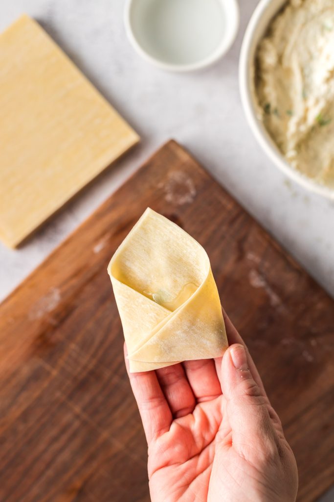 crab rangoon uncooked