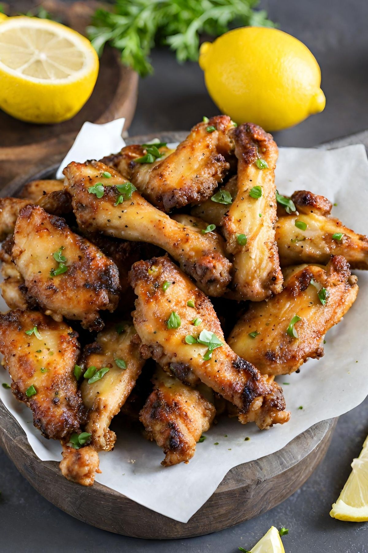 lemon pepper wing sauce with chicken wings