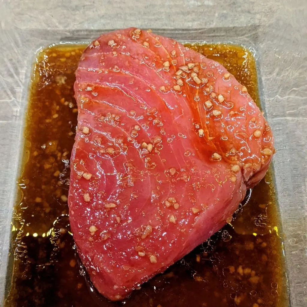 marinating ahi tuna steak