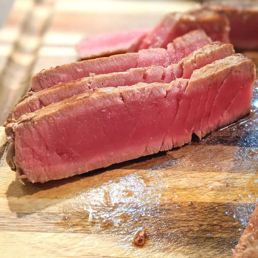 sliced ahi tuna