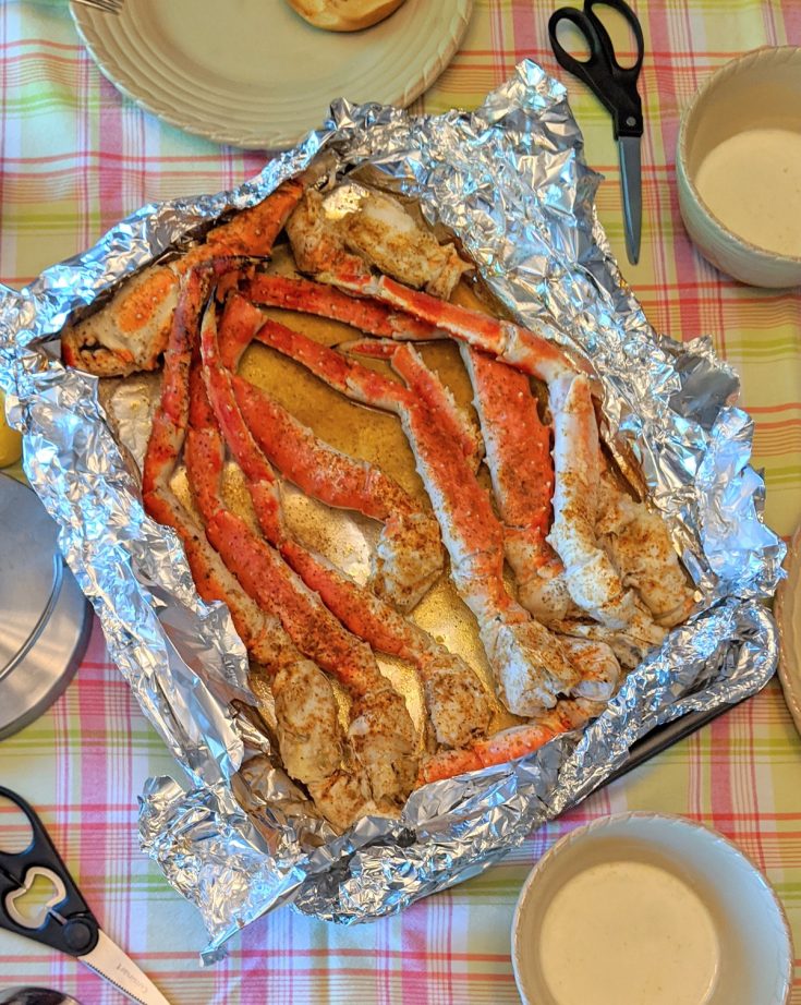 Baked Crab Legs